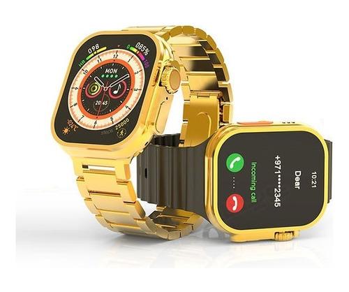 Reloj Inteligente Smartwatch X8 Ultra Max - Golden Edition + Pulso Negro